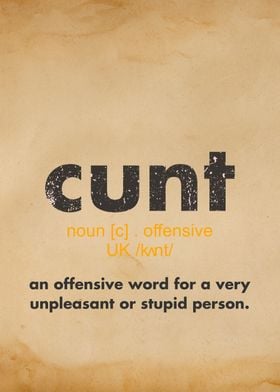 Cunt Definition 