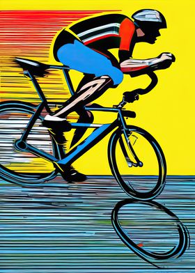 Speeding Cyclist 06