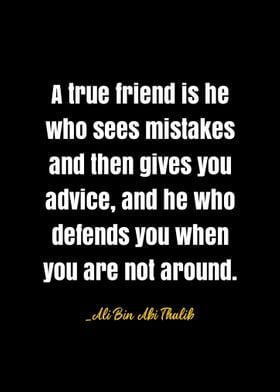 Ali Bin Abi Thalib quote