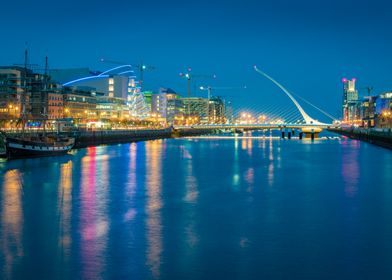 Nightfall in Dublin