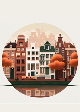 Amsterdam Illustration