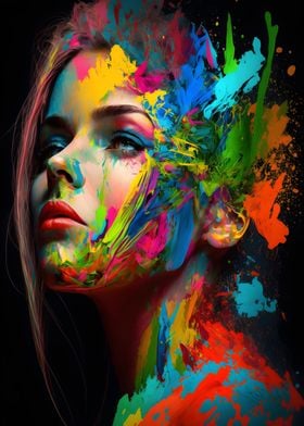 Colorful Woman