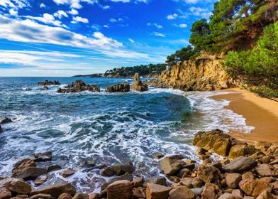 Landscape beach coastal