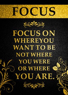 Focus Motivation Quote 