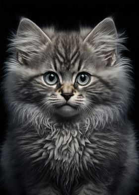 Cat Portrait Poster