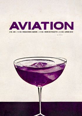 Aviation Violet Cocktail