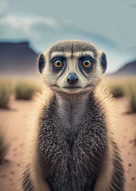 Meerkat looking at you