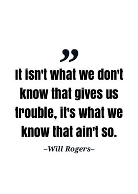 Will Rogers quote