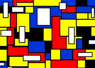 ABSTRACT MONDRIAN STYLE