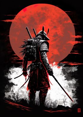 Samurai on Red Sunset II