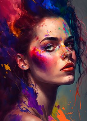 Colorful Woman