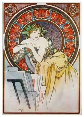 Alphonse Mucha Art Nouveau