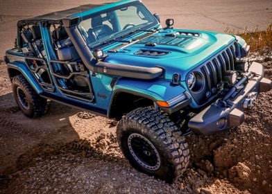 blue jeep