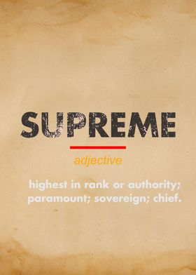 Supreme Dictionary 