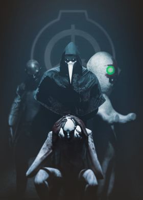 SCP 106 Metal Poster 