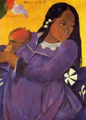 woman with a mango 1892