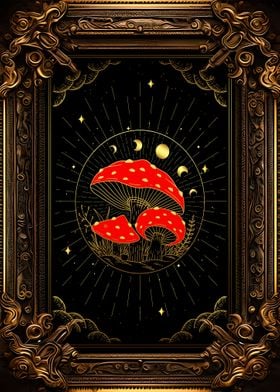 Tarot the moon toadstools