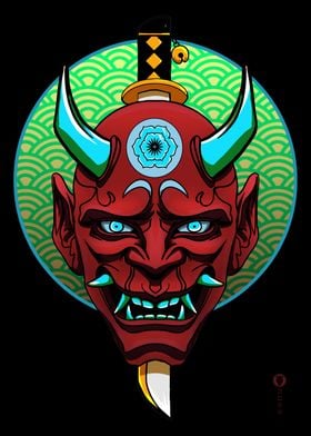 Japanese Hannya Mask