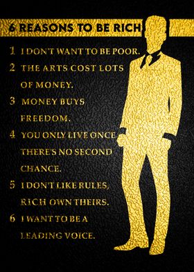 6 Reasons To Be Rich
