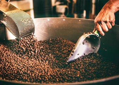 Coffee roasting process 