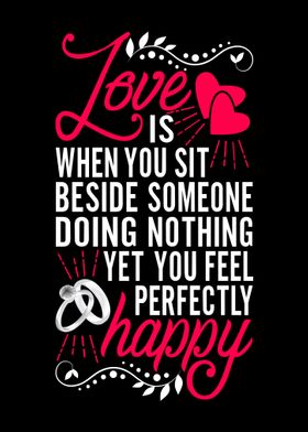 Love is when you sit