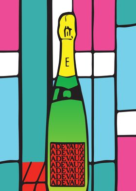 Adevaux Champagne Poster