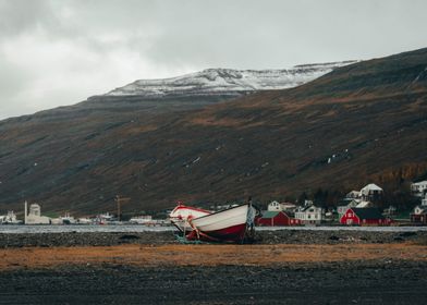 Iceland Boat Landscape