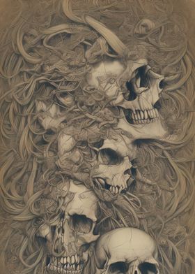 Macabre Skulls