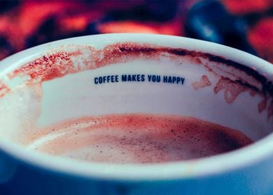 Coffee makes you happy