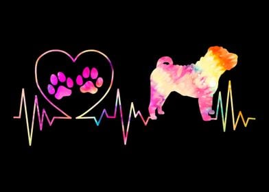 Shar Pei LGBT Heartbeat