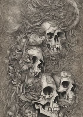 Macabre Skulls