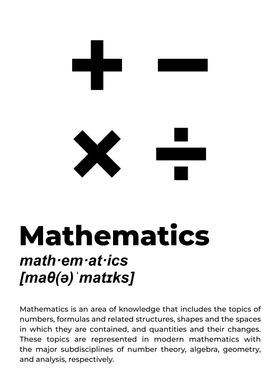 Math Poster