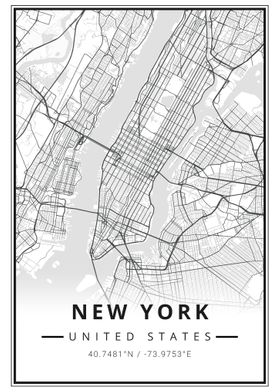 New York City Map 