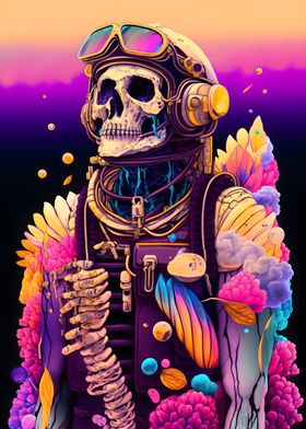 Floral Space Skeleton