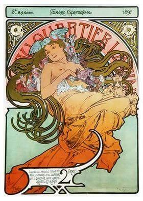 Alphonse Mucha Art Nouveau