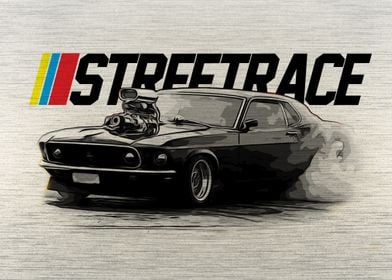 Street Race Muscle Car