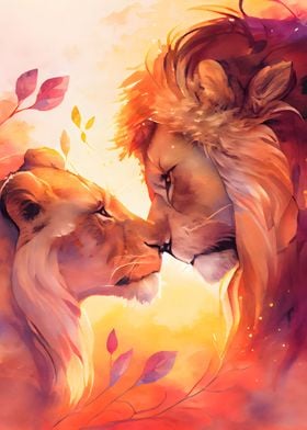 Together Forever Lion Love