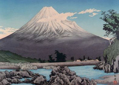 Ukiyo e Mountain Fuji