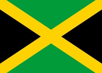 Jamaican Flag of Jamaica