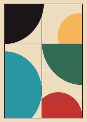 Geometric Bauhaus Shapes