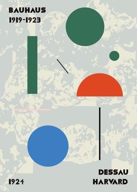 Geometric Bauhaus Poster