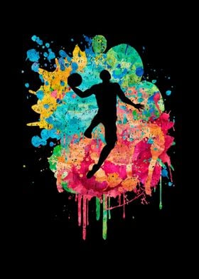 Basketballspieler  PopArt