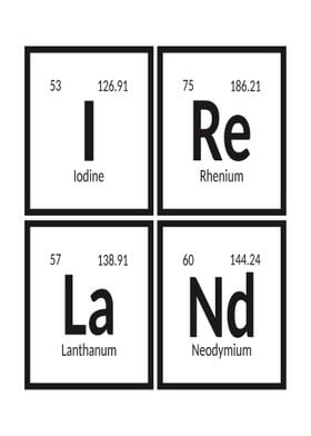 Ireland Periodic Table