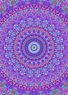 Vibrant Jewel Tone Mandala