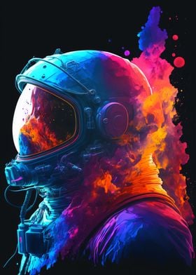 Astronaut in Flames