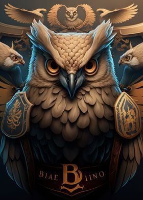 Majestic Eagle Owl Crest