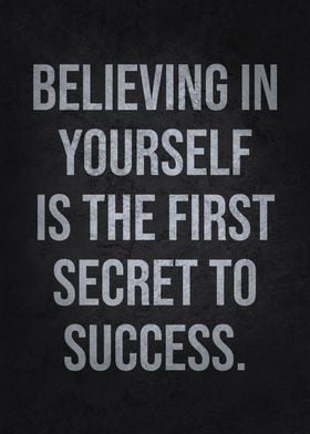 Believing In Yourself