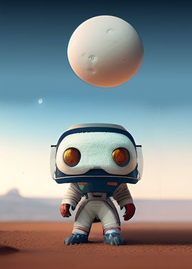 Astronaut Planet Mars