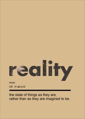 Reality Dictionary 