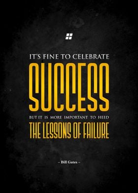 BILL GATES QUOTE SUCCESS